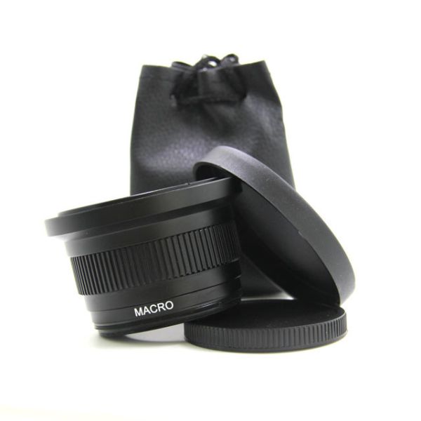 High Definition Fisheye Camera Lens Aluminum Detachable Fisheye Lens 0.35X