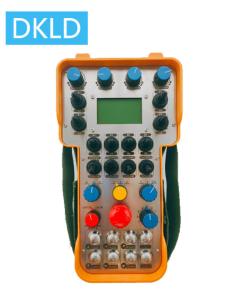 Quality 46 point switch value+4 analog variable speed control industrial wireless remote control for sale