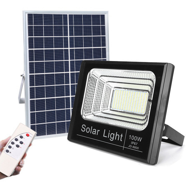 Outdoor 25W 40W 60W LED Solar Flood Light With Timer Security / IP65 Solar Flood Light
