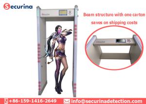 Quality 300 Sensitivity Optional Metal Detector Security Gate With Tamper Proof Function for sale