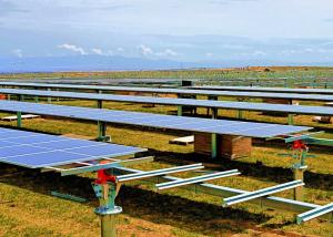 GPS Input Single Axis Solar Tracker 60 Degree Solar Energy Tracking System