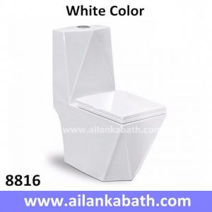 China Diamond Shape Bathroom Sanitary Ware Ceramic 250mm Roughing-in Washdown One piece Toilet on sale