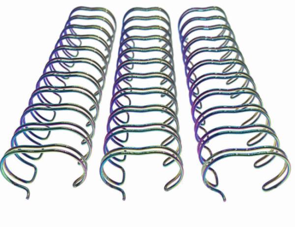 Buy Electroplated Metal Double Wire Loop For Binding Notebook at wholesale prices