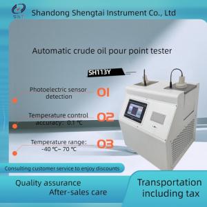 China SH113Y Fully automatic crude oil pour point tester with dual holes Photoelectric detection technology on sale
