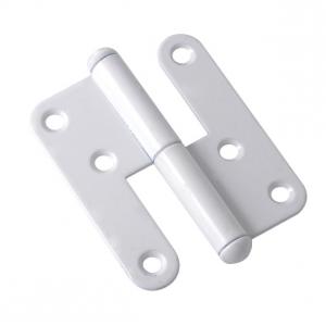 China Customized White Chrome Lift Off Hinges Heavy Duty 2mm Thick on sale