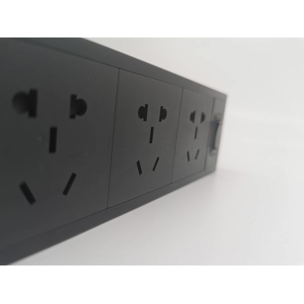 Electric Desk Clamp Under Table Mount Power Strip Outlet Retractable