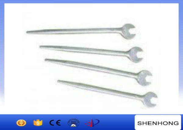 Buy 280 - 520mm Length Tower Erection Tools , Light Weight Sharp Tail Open - End Wrench at wholesale prices
