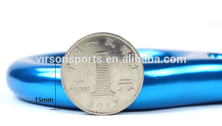 Forged aluminum climbing descender.climbing carabiner