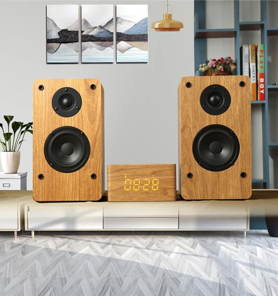 Buy Wireless Bluetooth Bookshelf Speakers For Multimedia Home Theatre at wholesale prices