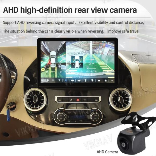13.9 Inch Touch Screen Stereo For 2015-2022 Benz Vito Navigation GPS Multimedia Player Wireless Carplay 4G