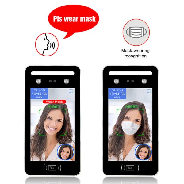 Buy 8 Inch Screen 2.5M Face Recognition Attendance Machine Access Control System at wholesale prices