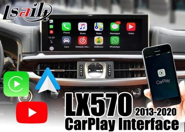 Buy Carplay/ Android Auto Interface for Lexus LX570 2013-2020 support youtube , remote control by OEM mouse controller at wholesale prices