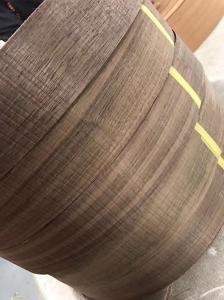 Quality 12% Moisture Wood Veneer Edge Banding 1mm Walnut Wood Veneer Strips for sale
