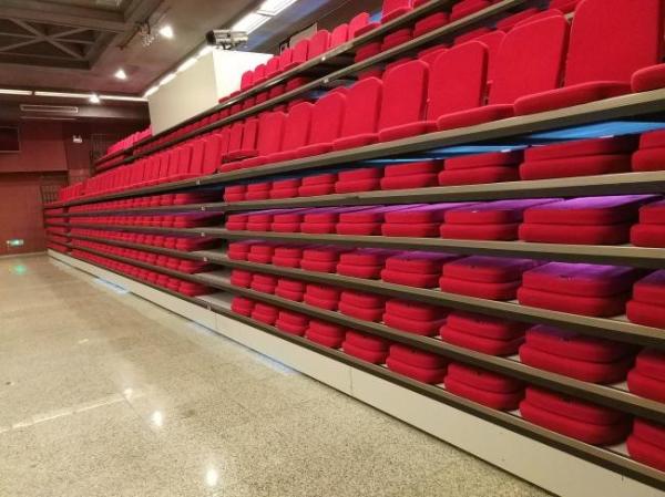 Buy Foldable Telescopic Bleacher Seating with Foldable Seat Material at wholesale prices