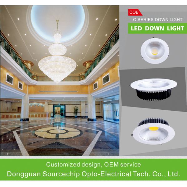 18W COB adjustable LED downlight factory direct