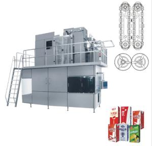 Aseptic carton filling and packing machine