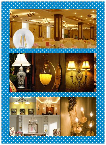 ETL UL cUL CE rohs China Top LED lighting supplier LED filament A19 bulbs lights dimmable