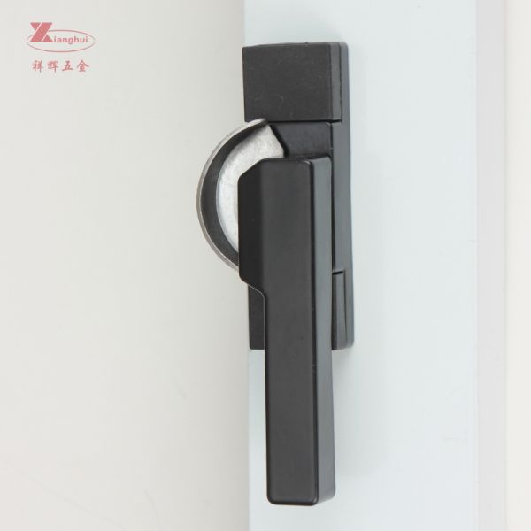 Modern Design UPVC Square Handle Crescent Lock for Sliding Window Aluminum