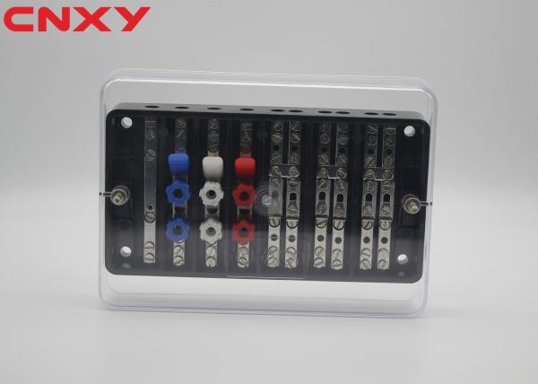 Buy PC Material Test Terminal Block , Power Distribution Block RoHS Standard at wholesale prices