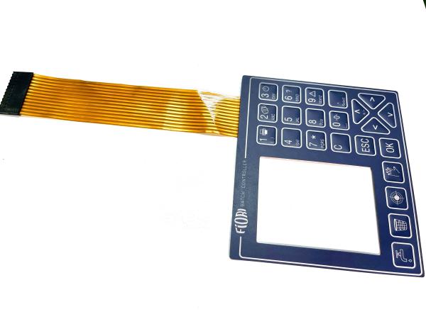 Buy FPC Copper Circuit Waterproof Flexible Membrane Switches With LED Mounting And ZIF Connector at wholesale prices