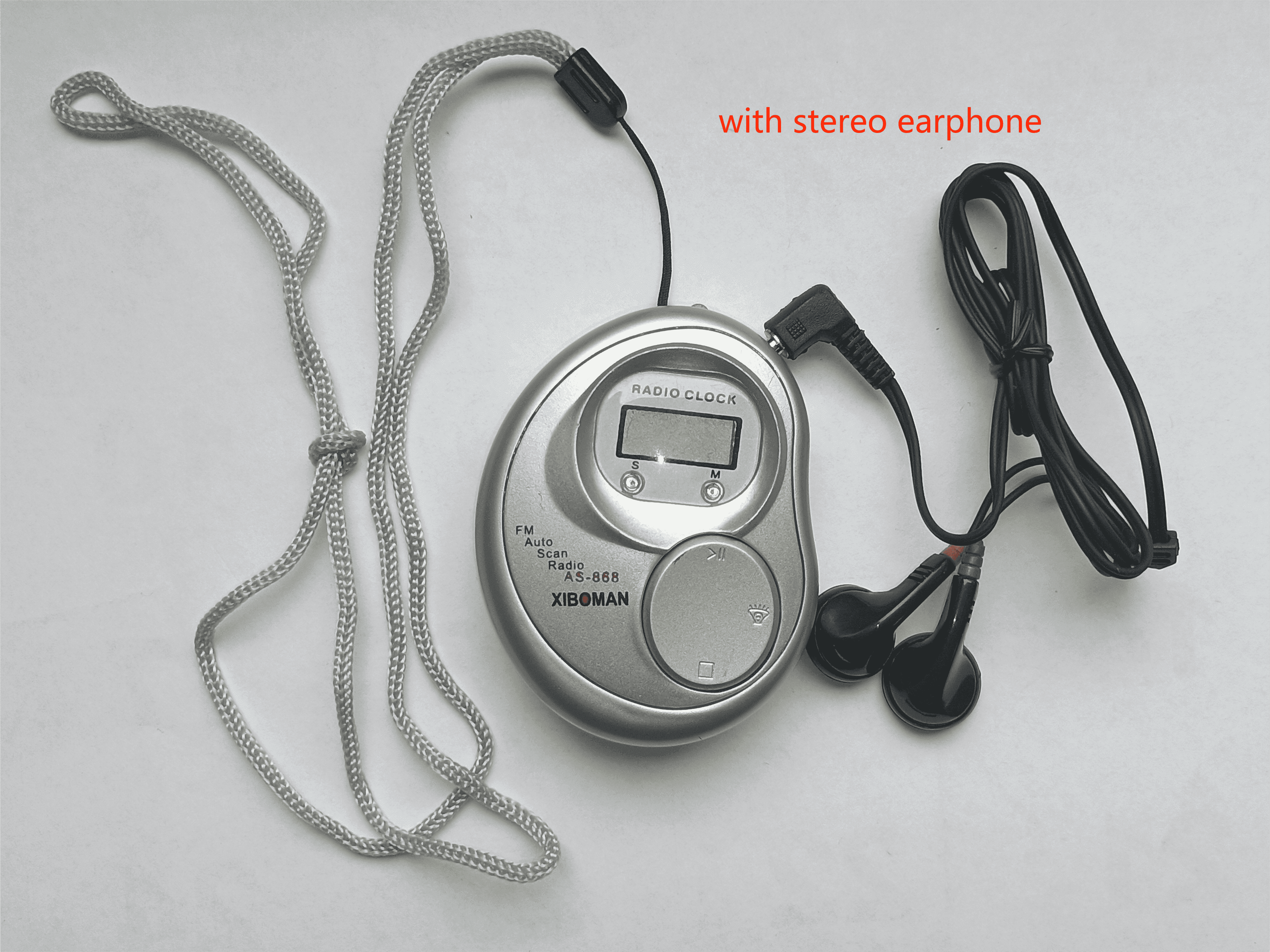 FM88 Personal Style Portable Radio With Flashlight Music Digital FM Radio Player 71mm