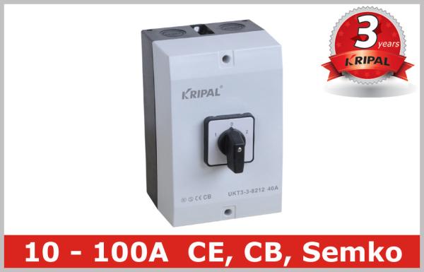 Buy Manual Operated Generator Voltage 3 Pole Rotary Switch Selector ,12 Position at wholesale prices