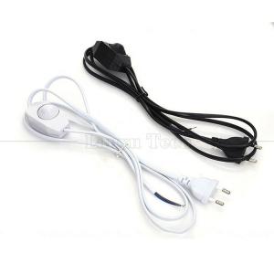 Quality 1.8m EU Plug ON OFF LED Dimmer Controller Adapter AC Power Extension Cord Cable for Table Lamp for sale