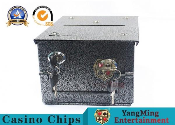 Buy Homestyle Drop Box w / 2 Locks Locking Plate Of Gambling Poker Table To Install at wholesale prices