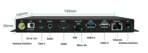 Quality Network Advertising LPDDR4 Wifi Digital Signage Player Box For CMS Software for sale