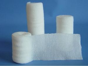 China 100% Cotton Medical 4yds Surgical Gauze Bandage Gamma Ray on sale