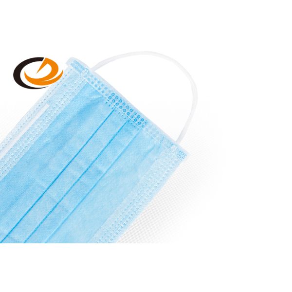Surgical Non Woven Face Mask Highly Breathable Water Proof Flammability Class1