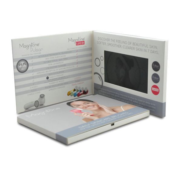 Fashionable Customizable Lcd Video Business Cards With 7 INCH LCD Screen