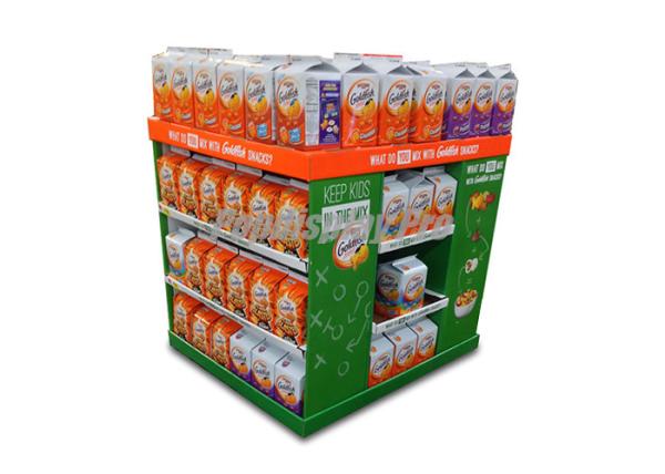 4 Sided Pallet Cardboard Pallet Display Case Portable Simple Structure Easy