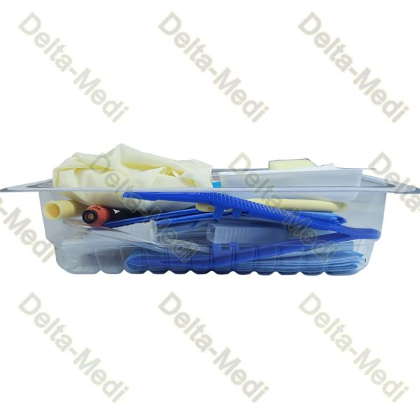 Sterile Medical Disposable Urethral Catheter Kits Catheterication Kit With Latex Foley