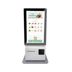 Quality Touch Screen Two Sides Digital Payment Kiosk Build In Printer And Scanner for sale