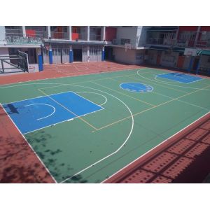 China ISO14001 Approved Dustproof 3mm Acrylic Tennis Court Eco-Friendly on sale