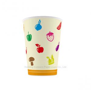 Quality Custom Printing PLA Paper Cups 12oz Biodegradable Small Disposable Cups For Hot Drinks for sale