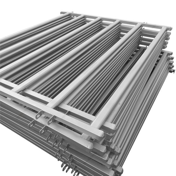 12 Ft Powder Coated Animal Fencing Hot Diped Galvanized Steel Pipe