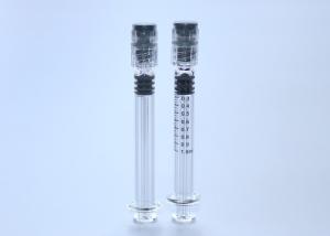 China 1ml Sterile Glass Syringes , Thin And Long Pre Filled Syringe For Medical on sale