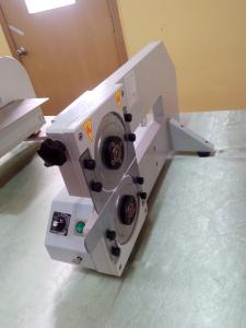China Hand Push PCB Depaneling Machine With Two Circular Blades on sale