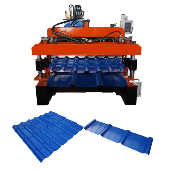 2 Layer 0.3mm Steel Roof Sheet Making Machine Metal To Villages