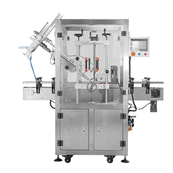 Automatic Dust Capping Machine Milk Filling Machine Biscuits Potato Chips Capping