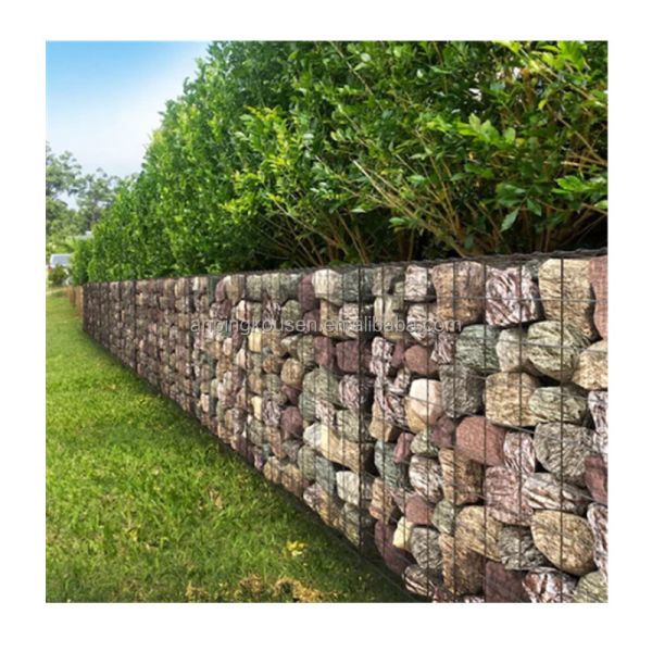 Stone Cage Wire Mesh Gabion Wall Fence with Welded Gabion Box and Galvanized Gabion Baskets
