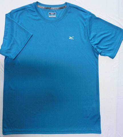 S To XL Sky Blue Round Neck T Shirt