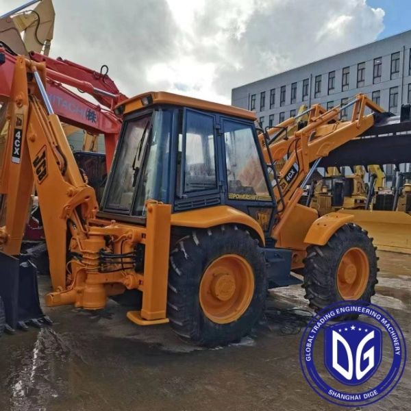4CX JCB Used Backhoe Loader Adaptive Cooling System For Varied Conditions