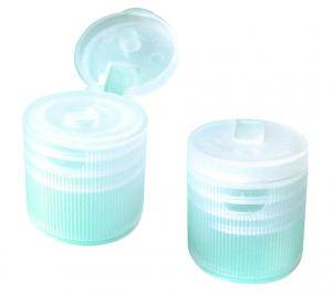 Quality Transparent 20mm Cosmetic Bottle Caps , Plastic Hand Sanitizer Caps Flip Top for sale