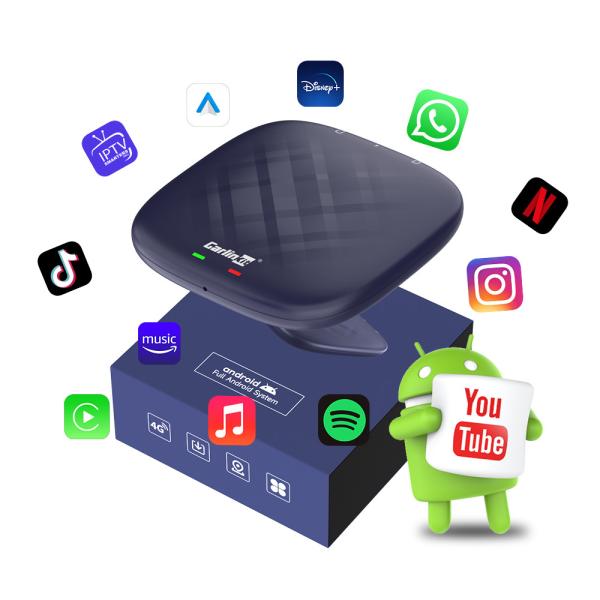 Buy Tbox Plus Wireless Adapter CarPlay Android 13  Smart Car Ai Box  8-Core 4g 64gb With YouTube Netflix Wifi GPS LTE at wholesale prices