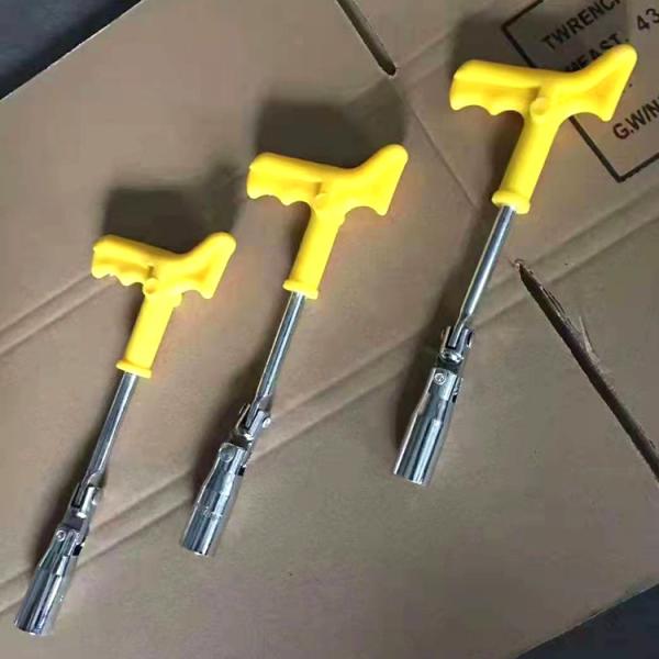 Buy 16/21mm Spark Plug Socket Wrench T Handle Universal Joint at wholesale prices
