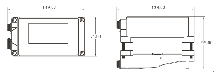 High performance good price portable ultrasonic hydraulic flow meter,protection grade IP68