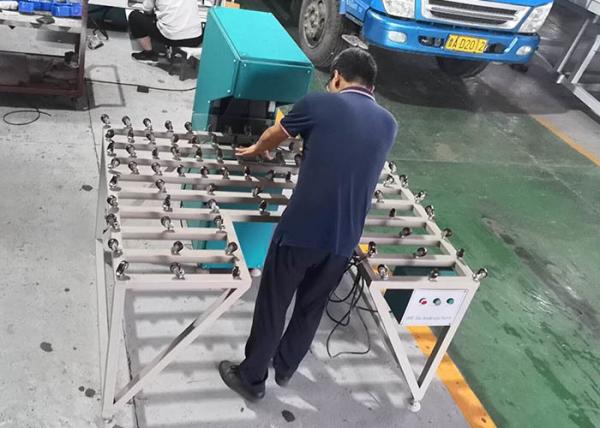 Buy X Type Glass Edge Polishing Machine 50 Hz Power With PLC Control System at wholesale prices